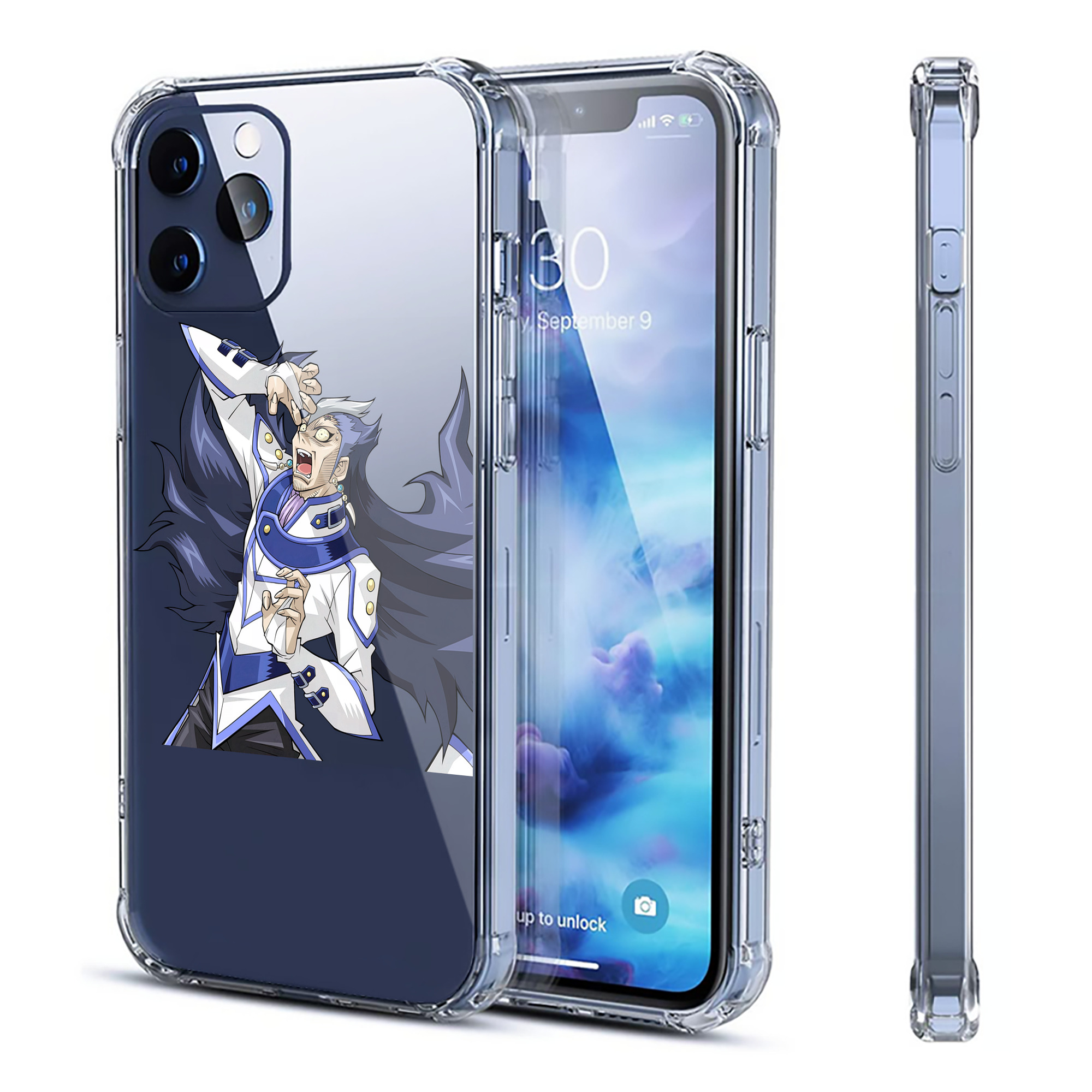 （画像用） 遊☆戯☆王 Yu-Gi-Oh! 【iPhone 12シリーズ対応】透明スマホケース（クリアソフトケース）